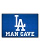 Fan Mats  LLC Los Angeles Dodgers Starter Mat Man Cave Blue