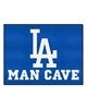 Fan Mats  LLC Los Angeles Dodgers All-Star Mat Man Cave Blue