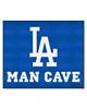 Fan Mats  LLC Los Angeles Dodgers Tailgater Mat Man Cave Blue