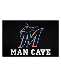 Miami Marlins Starter Mat Man Cave by   