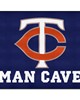 Fan Mats  LLC Minnesota Twins Tailgater Mat Man Cave Navy