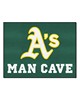 Fan Mats  LLC Oakland Athletics All-Star Mat Man Cave Green