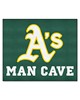 Fan Mats  LLC Oakland Athletics Tailgater Mat Man Cave Green