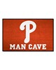 Fan Mats  LLC Philadelphia Phillies Starter Mat Man Cave Red