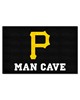 Fan Mats  LLC Pittsburgh Pirates Ulti-Mat Man Cave Black