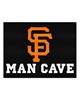 Fan Mats  LLC San Francisco Giants All-Star Mat Man Cave Black