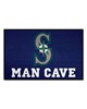 Fan Mats  LLC Seattle Mariners Starter Mat Man Cave Navy