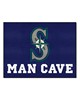 Fan Mats  LLC Seattle Mariners All-Star Mat Man Cave Navy