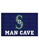 Fan Mats  LLC Seattle Mariners Ulti-Mat Man Cave Navy