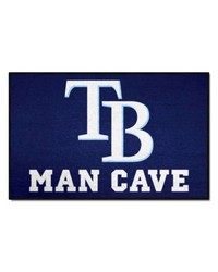 Tampa Bay Rays Starter Mat Man Cave by   