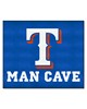 Fan Mats  LLC Texas Rangers Tailgater Mat Man Cave Blue