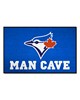 Fan Mats  LLC Toronto Blue Jays Starter Mat Man Cave Blue