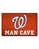 Fan Mats  LLC Washington Nationals Starter Mat Man Cave Red