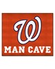 Fan Mats  LLC Washington Nationals Tailgater Mat Man Cave Red