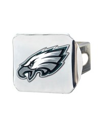 Philadelphia Eagles Color Hitch Cover Chrome by   