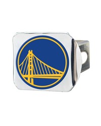 Golden State Warriors Color Hitch Cover Chrome by   