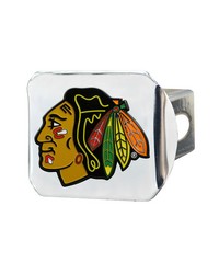 Chicago Blackhawks Color Hitch Cover Chrome by   