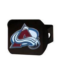 Colorado Avalanche Color Hitch Cover Black by   