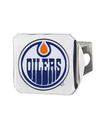 Edmonton Oilers Color Hitch Cover Chrome by   