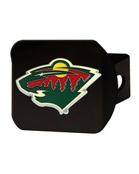 Minnesota Wild Color Hitch Cover Black by   