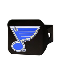 St. Louis Blues Color Hitch Cover Black by   