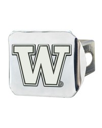 Washington Huskies Hitch Cover Chrome by   