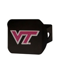 Virginia Tech Hokies Black Metal Hitch Cover  3D Color Emblem Maroon by   