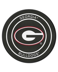 Georgia Bulldogs Puck Mat by   