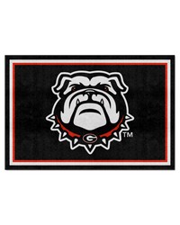 Georgia Bulldogs 5x8 Rug by   