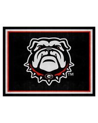 Georgia Bulldogs 8x10 Rug by   