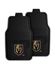 Fan Mats  LLC Vegas Golden Knights 2-pc Vinyl Car Mat Set Black