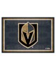 Fan Mats  LLC Vegas Golden Knights 5x8 Rug Gray