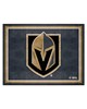 Fan Mats  LLC Vegas Golden Knights 8x10 Rug Gray