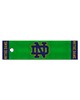 Fan Mats  LLC Notre Dame Fighting Irish Putting Green Mat Green