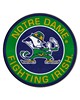 Fan Mats  LLC Notre Dame Fighting Irish Roundel Mat Navy