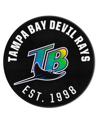 Tampa Bay Devil Rays Roundel Mat Retro by   