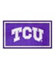 Fan Mats  LLC TCU Horned Frogs 3x5 Rug Purple