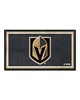 Fan Mats  LLC Vegas Golden Knights 3x5 Rug Gray