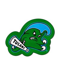 Tulane Green Wave Mascot Mat by   