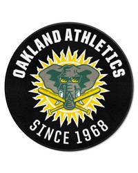 Oakland Athletics Roundel Mat Retro by   