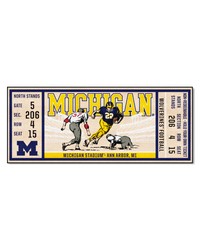 Michigan Wolverines Ticket Runner by   