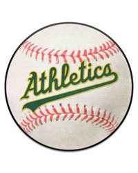 Oakland Athletics Baseball Mat Retro by   