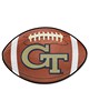 Fan Mats  LLC Georgia Tech Yellow Jackets Football Mat Brown