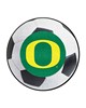 Fan Mats  LLC Oregon Ducks Soccer Ball Mat White