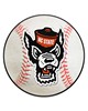 Fan Mats  LLC NC State Wolfpack Baseball Mat White