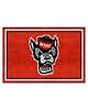 Fan Mats  LLC NC State Wolfpack 5x8 Rug Red