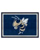 Fan Mats  LLC Georgia Tech Yellow Jackets 5x8 Rug Navy