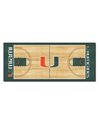 Miami Hurricanes NCAA Basketball Runner by   