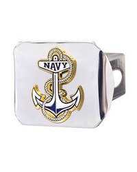 Naval Academy Midshipmen Color Hitch Cover Chrome by   