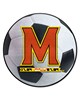 Fan Mats  LLC Maryland Terrapins Soccer Ball Mat White